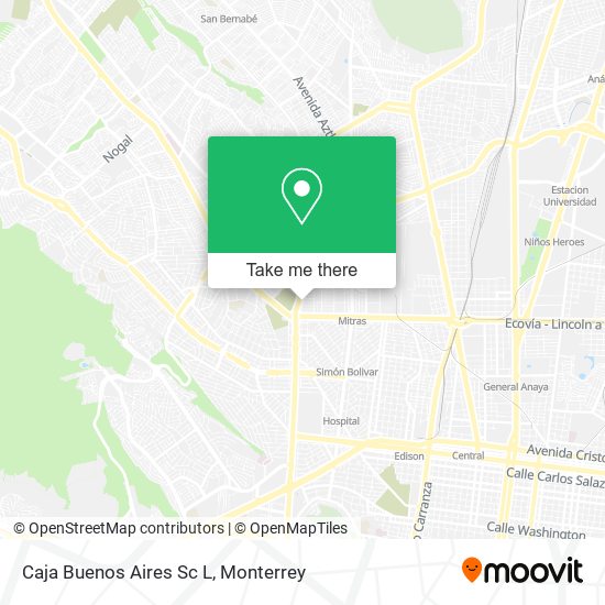 Caja Buenos Aires Sc L map