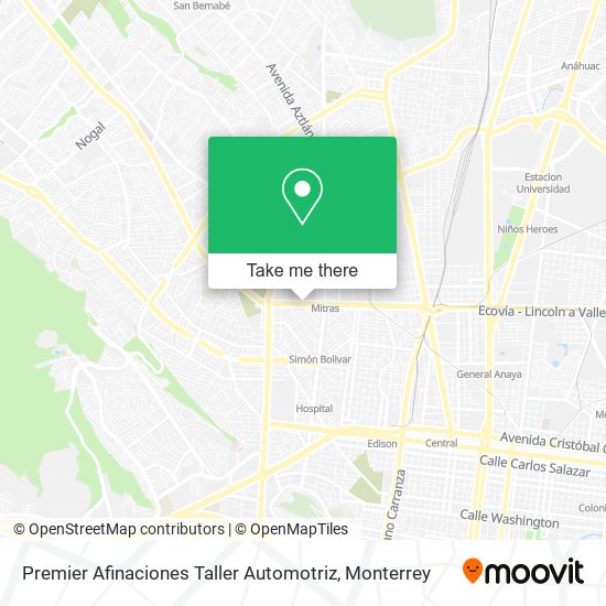 Premier Afinaciones Taller Automotriz map