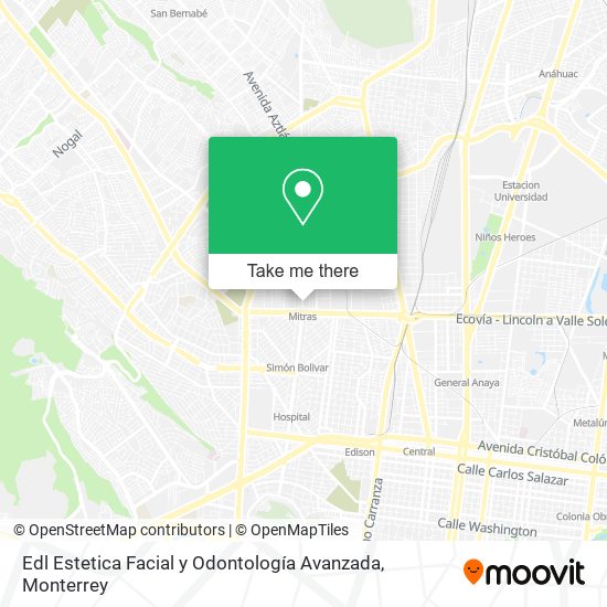 Edl Estetica Facial y Odontología Avanzada map