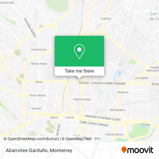 Abarrotes Garduño map