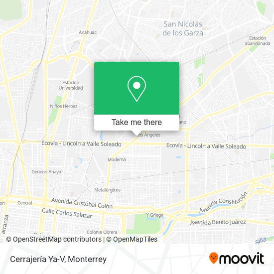 Mapa de Cerrajería Ya-V