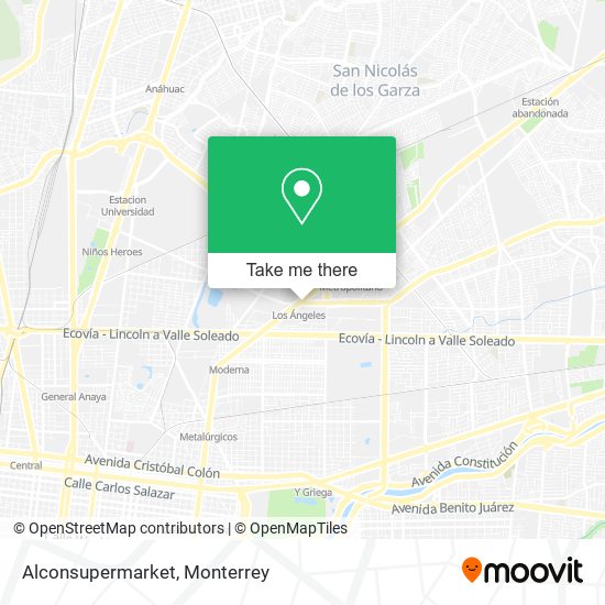 Alconsupermarket map