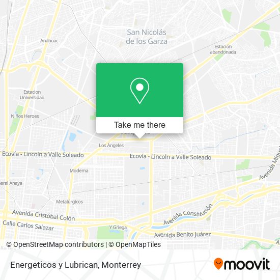 Mapa de Energeticos y Lubrican