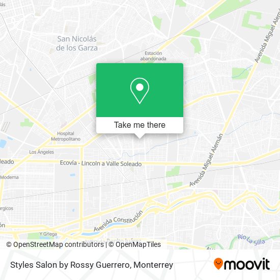 Styles Salon by Rossy Guerrero map