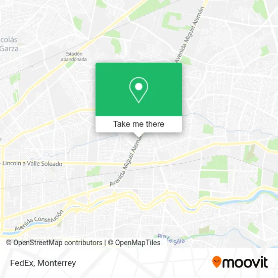 FedEx map