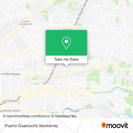 Mapa de Puerto Guamúchil