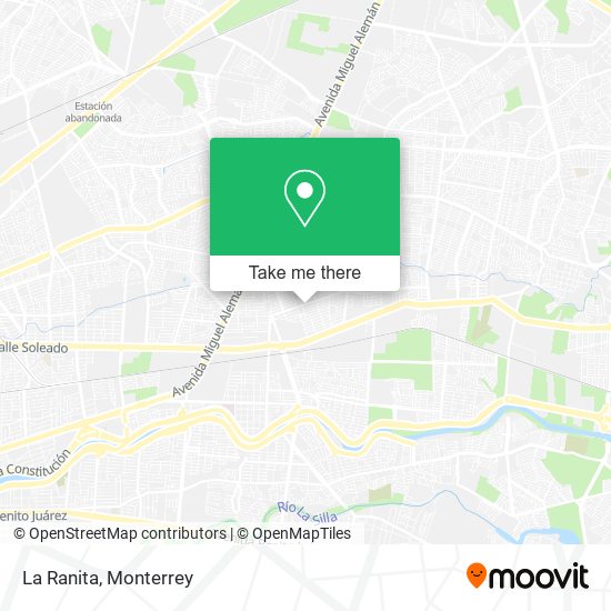 Mapa de La Ranita