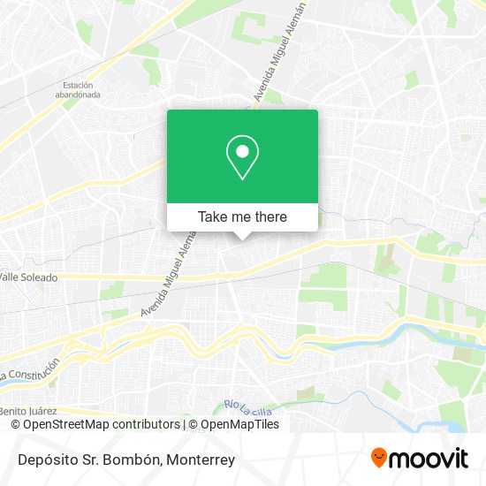 Depósito Sr. Bombón map