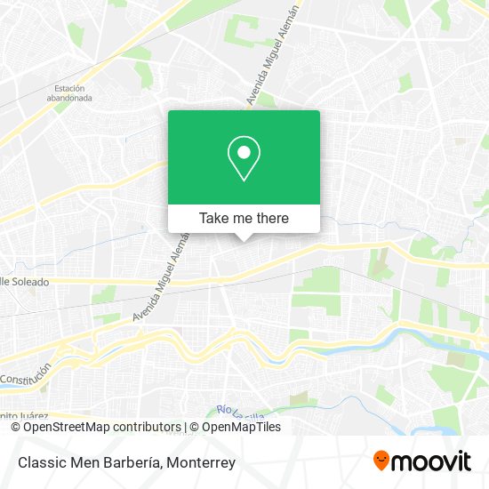 Classic Men Barbería map