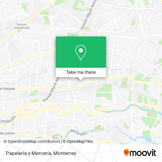 Papeleria y Mercería map