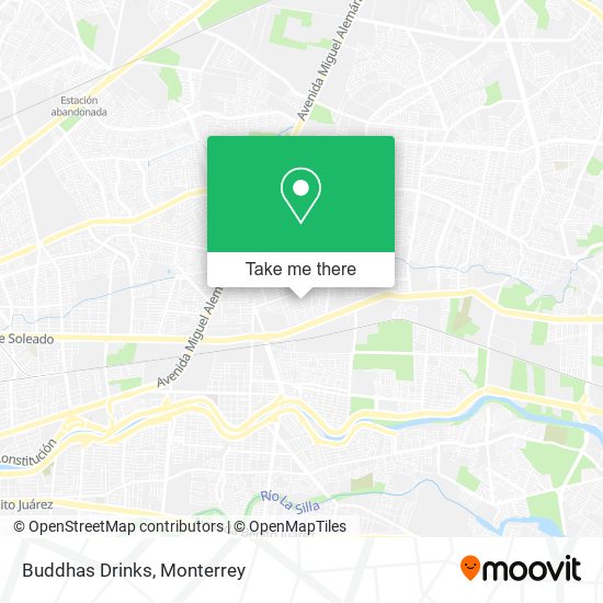 Mapa de Buddhas Drinks