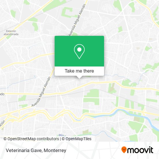 Veterinaria Gave map