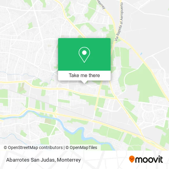 Mapa de Abarrotes San Judas