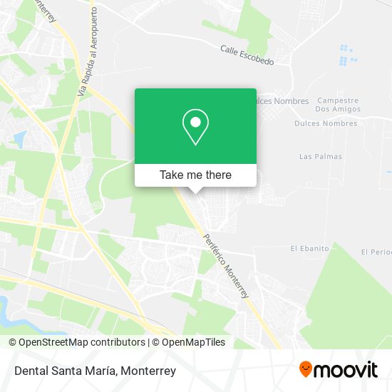 Dental Santa María map