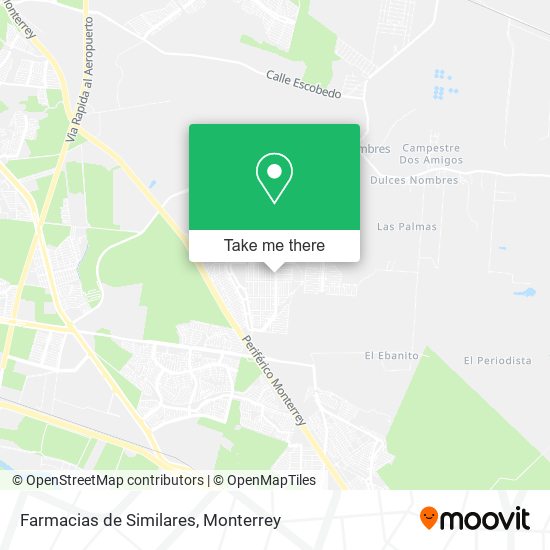 Farmacias de Similares map