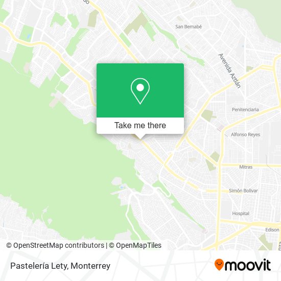 Pastelería Lety map