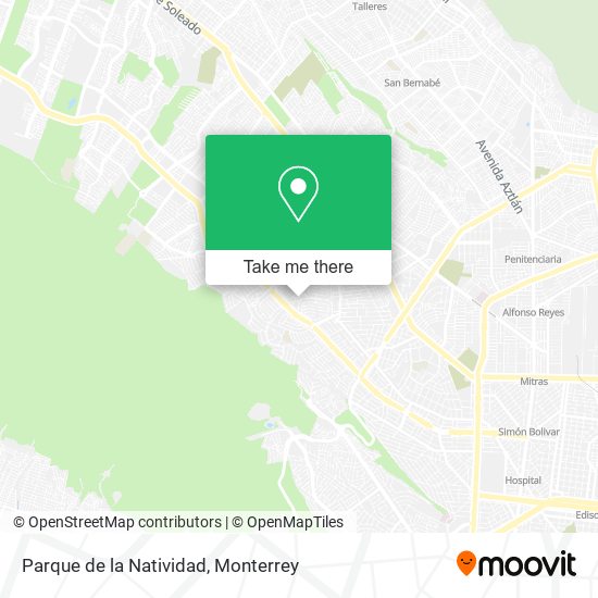 Parque de la Natividad map