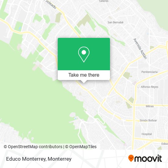 Educo Monterrey map