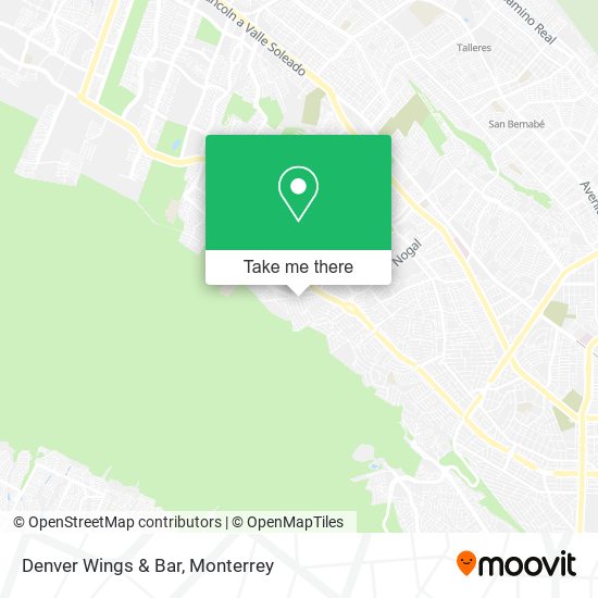 Mapa de Denver Wings & Bar