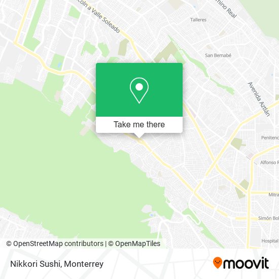 Mapa de Nikkori Sushi