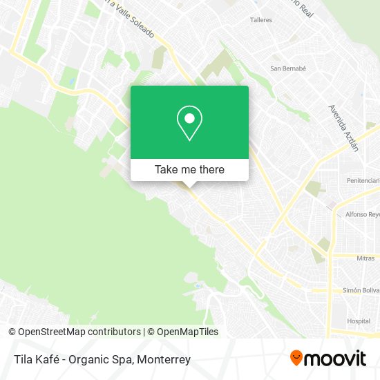 Tila Kafé - Organic Spa map