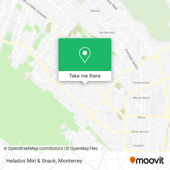 Helados Miri & Snack map