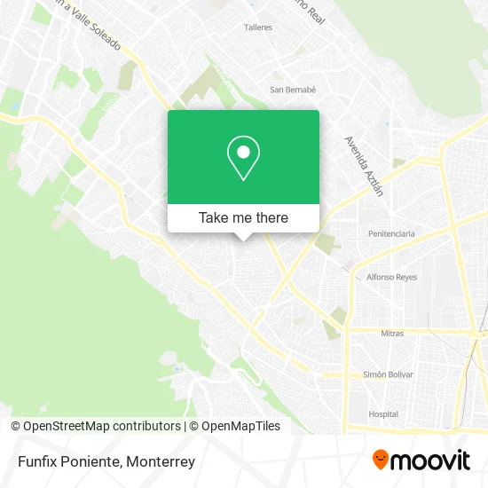 Funfix Poniente map
