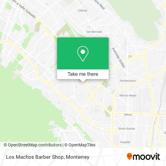 Mapa de Los Machos Barber Shop