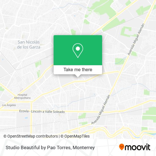 Mapa de Studio Beautiful by Pao Torres