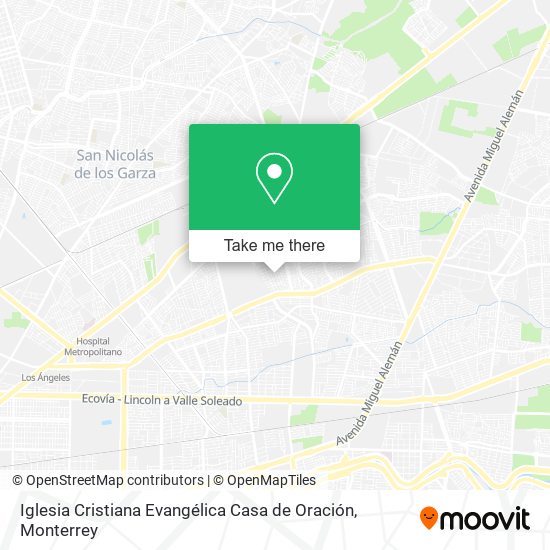 Iglesia Cristiana Evangélica Casa de Oración map