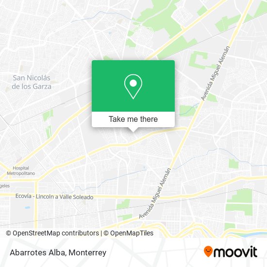 Mapa de Abarrotes Alba