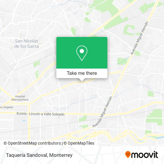 Taquería Sandoval map