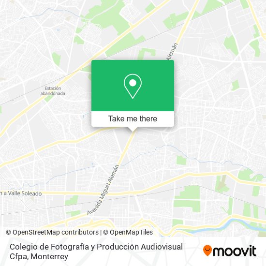 Colegio de Fotografía y Producción Audiovisual Cfpa map