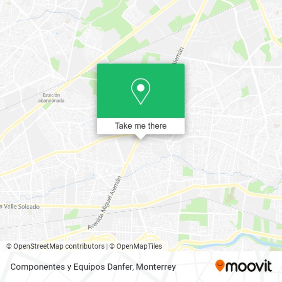 Componentes y Equipos Danfer map