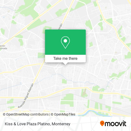 Kiss & Love Plaza Platino map