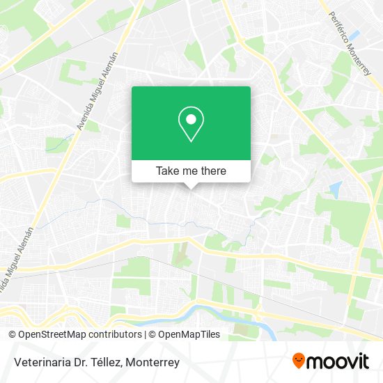 Veterinaria Dr. Téllez map