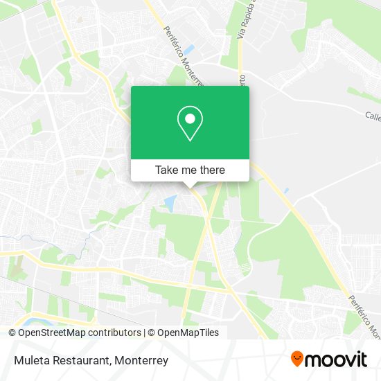 Muleta Restaurant map