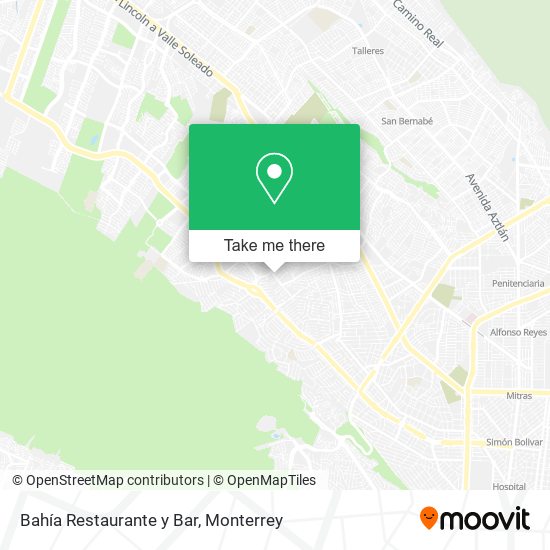 Bahía Restaurante y Bar map