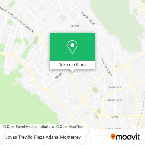 Joyas Treviño Plaza Adana map