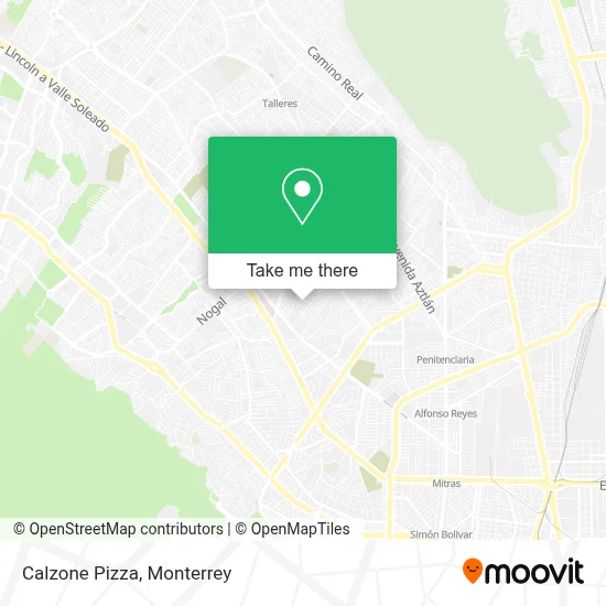 Calzone Pizza map