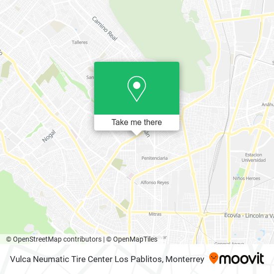 Mapa de Vulca Neumatic Tire Center Los Pablitos