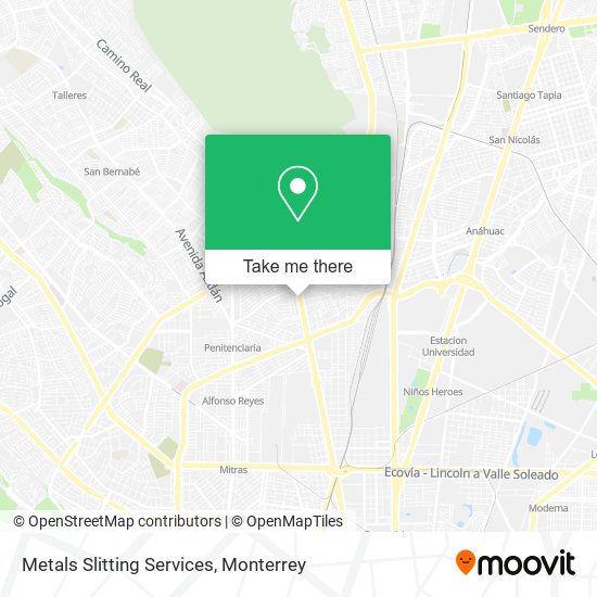 Metals Slitting Services map