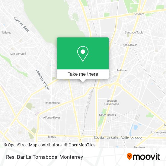 Res. Bar La Tornaboda map