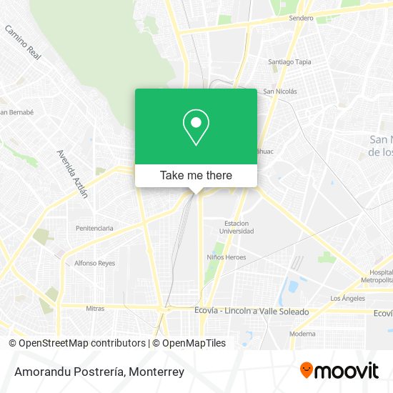 Mapa de Amorandu Postrería