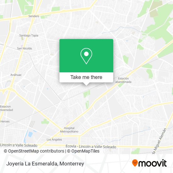 Joyería La Esmeralda map