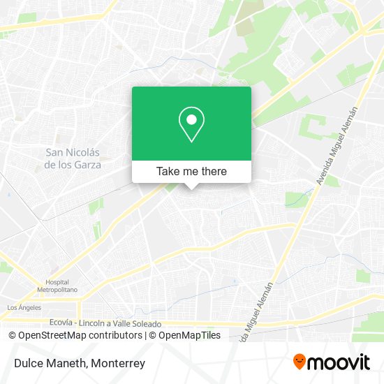 Mapa de Dulce Maneth