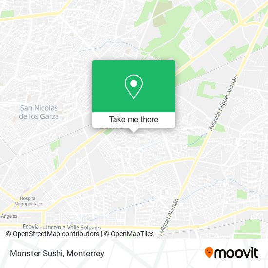 Mapa de Monster Sushi