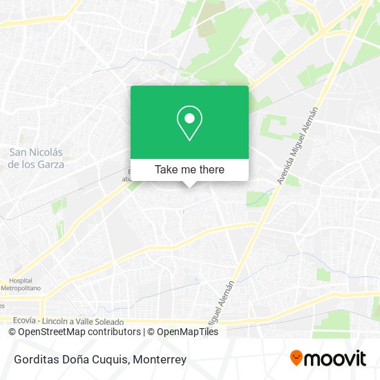 Gorditas Doña Cuquis map
