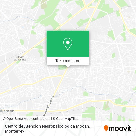 Centro de Atención Neuropsicologica Mocan map