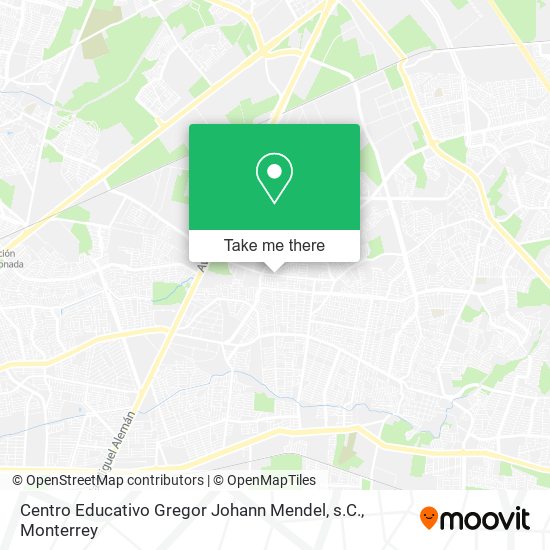 Mapa de Centro Educativo Gregor Johann Mendel, s.C.